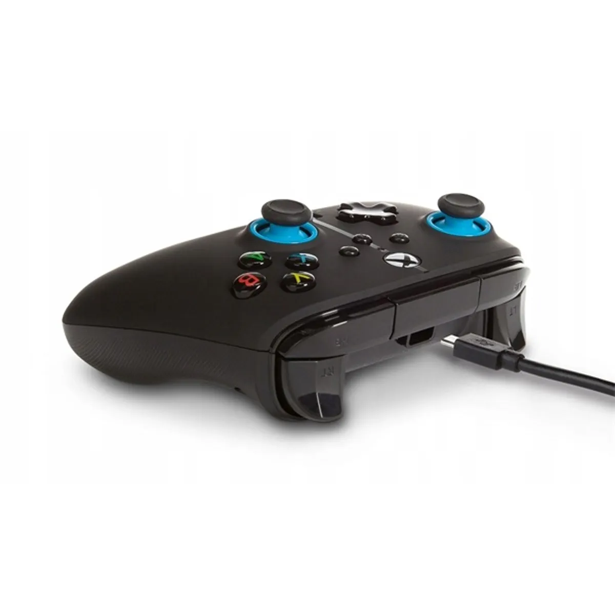 PowerA 1518817-01 Enhanced wired kontroller Xbox Series X és S PC Xbox One, 3 m, fekete-kék, 19 gomb, rezgő #5