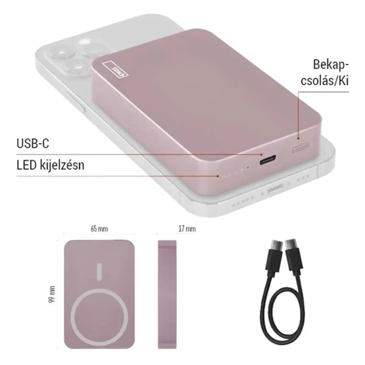 EMOS B0551S Power Bank Lazac 10000 mAh PD 20 W USB-C #6