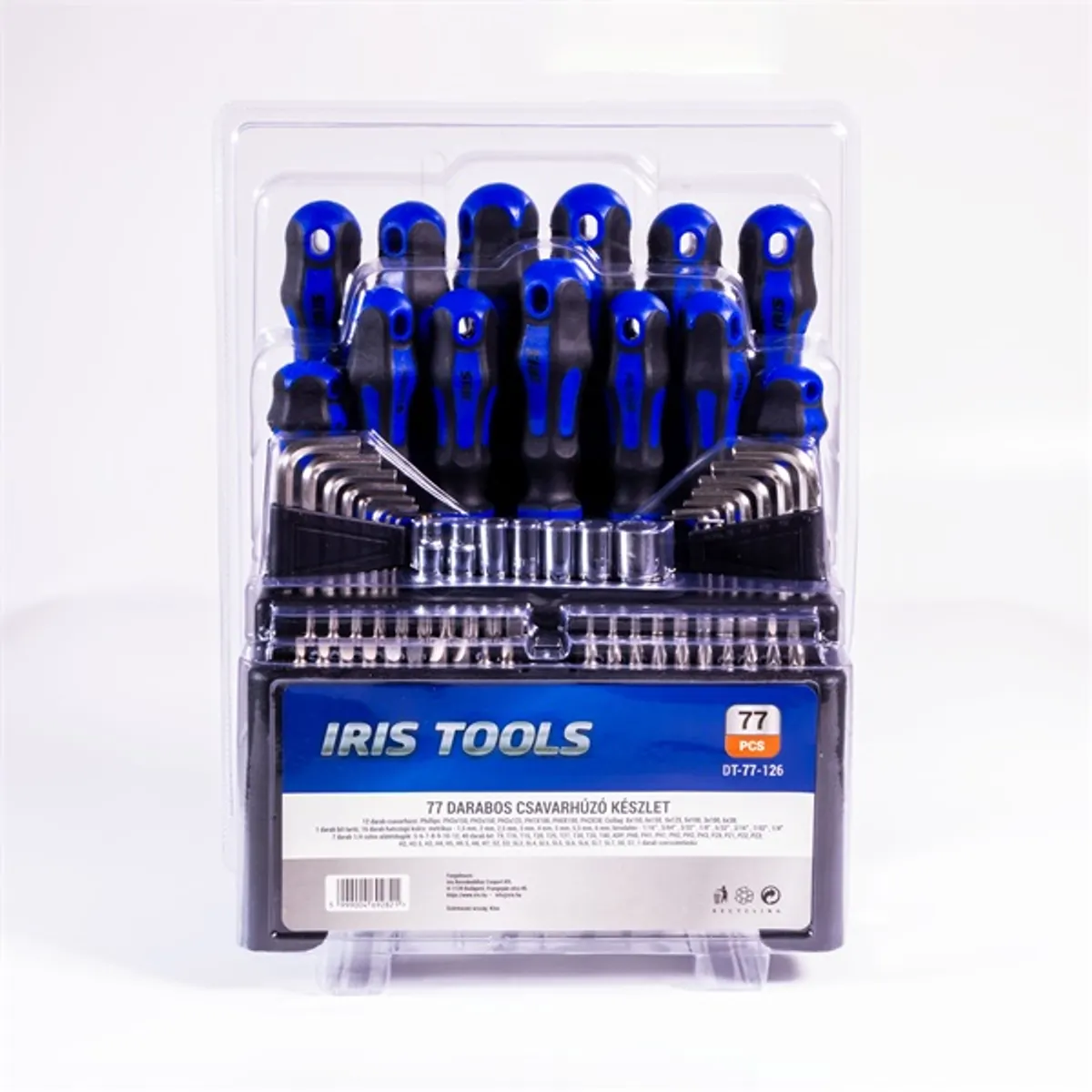 IRIS TOOLS DT-77-126 77 darabos csavarhúzó készlet #1