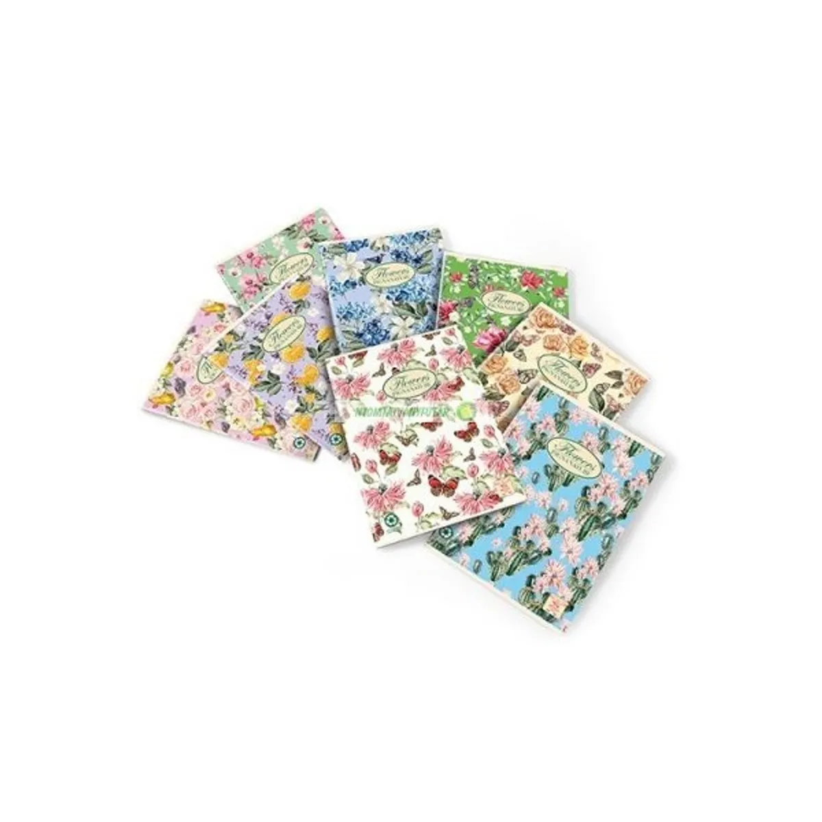 PIGNA P1111-2706 Nature Flowers A4 42lapos kockás füzet 80 g m2 karton fedél tűzött álló #1
