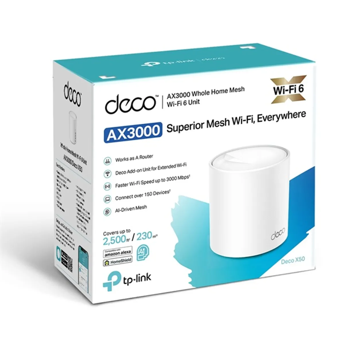 TP-LINK DECO X50(3-PACK) Deco X50 AX3000 mesh WiFi 6 rendszer #8
