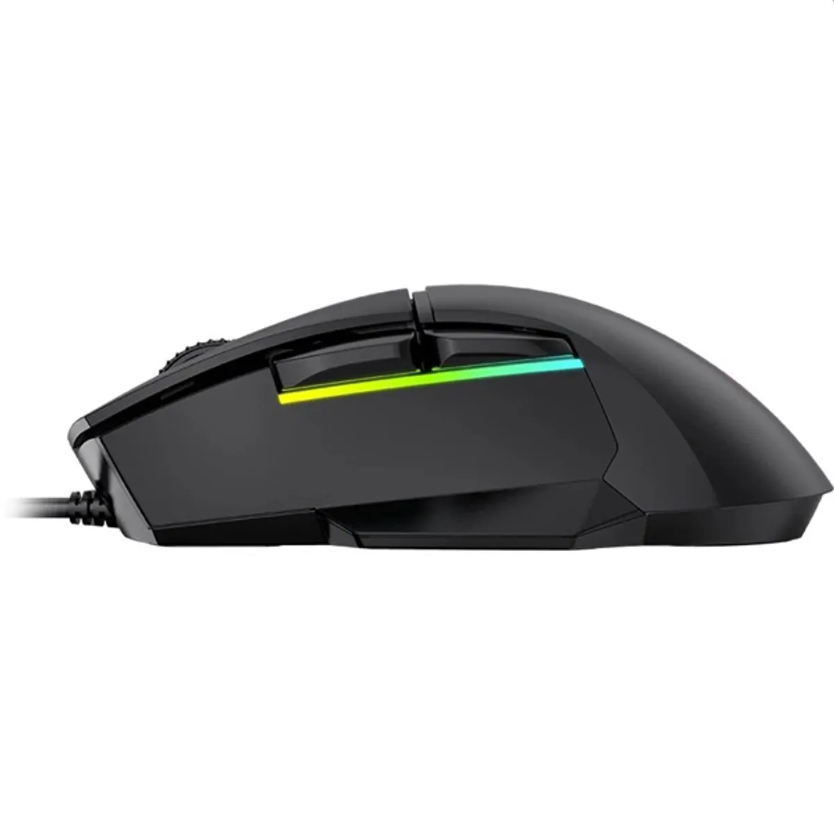 LORGAR LRG-GMS357 Jetter 357 6 programozható gomb, 8000 DPI, Pixart optikai, USB, RGB, PTFE talp, 185 cm kábel, fekete #3