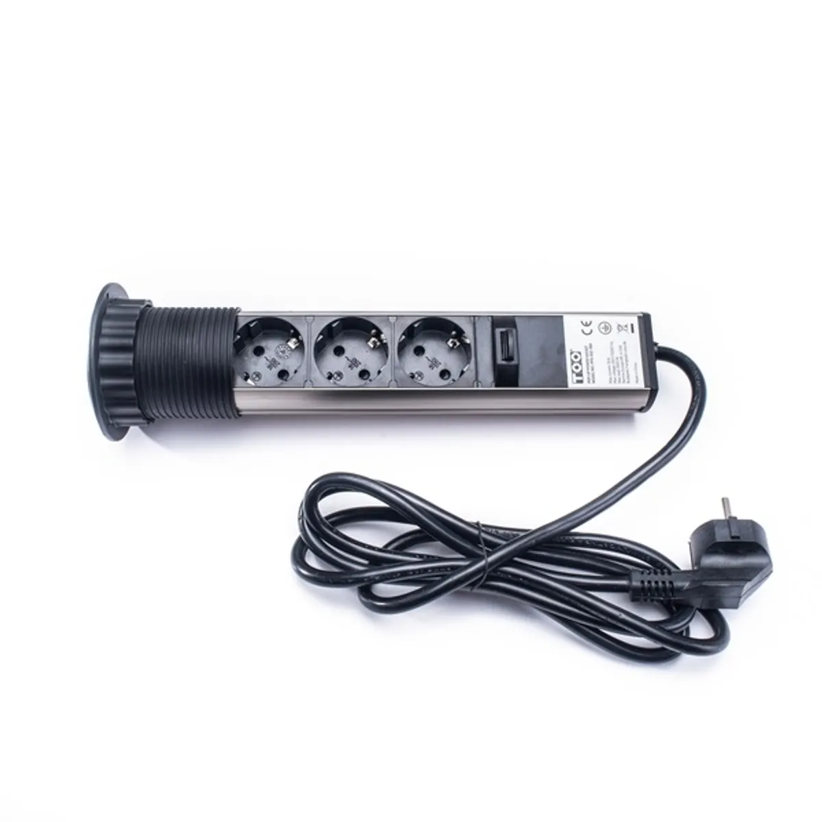 TOO PPS-302-3BR rejtett hálózati elosztó beépíthető 3x SCHUKO aljzat 180 cm IP20 #1