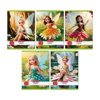 Herlitz 400200792 Flower Fairy A5 32 oldalas vonalas 2.osztályos