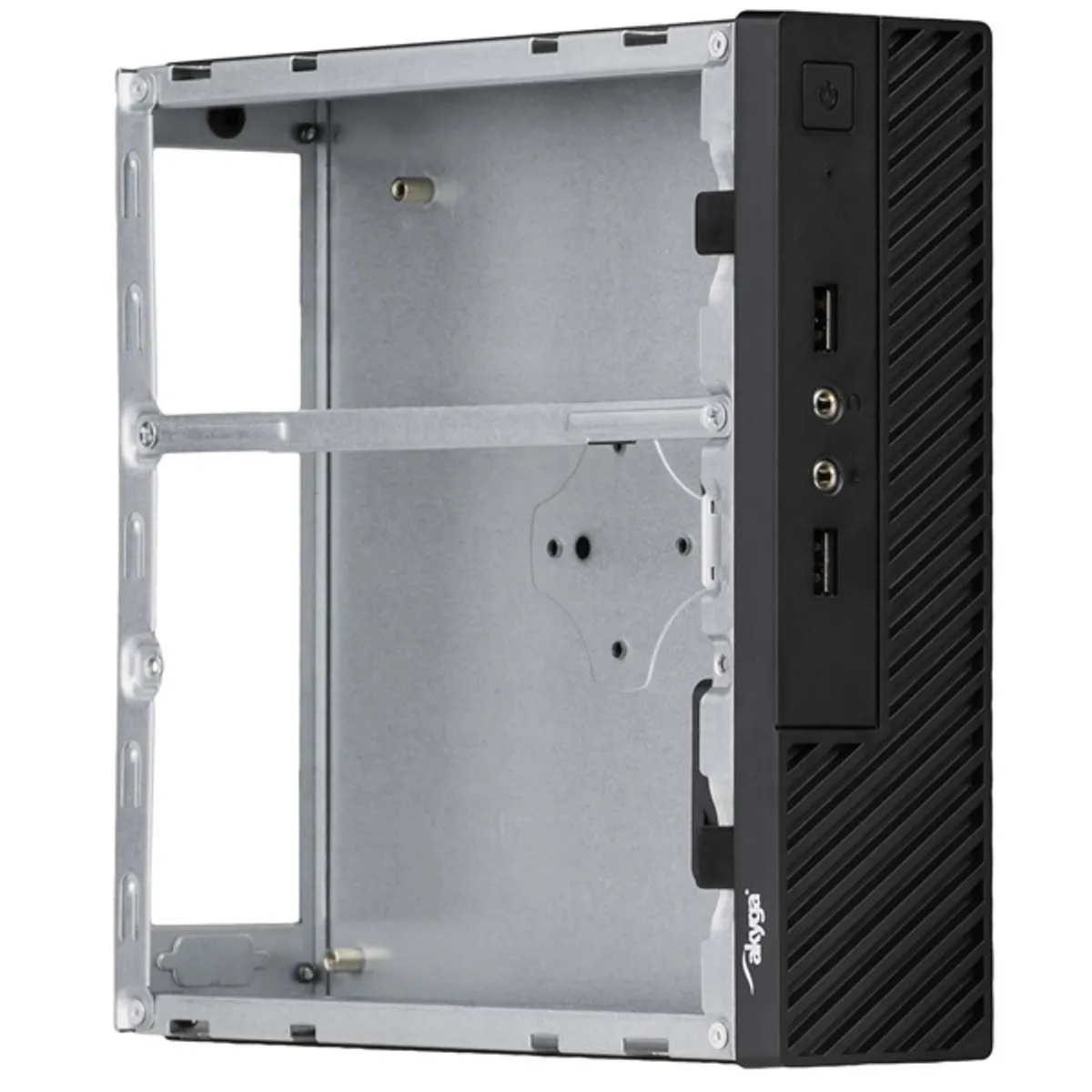 AKYGA AK-100-01BK mini-ITX fekete 1x 3,5 belső 60W tápegység #4