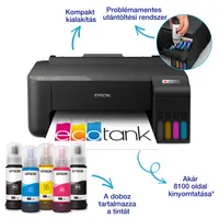 Epson C11CJ70402 EcoTank L1230 színes tintasugaras A3 van 1200 dpi 2400 dpi 30 oldal per perc 30 oldal per perc kézi duplex szegély nélküli #2