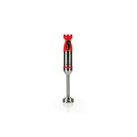 Hausberg HB-7700RS botmixer 1000 W 2 fokozat aprítás keverés dagasztás keverőtál üveg turmix kehely 1,00 l vörös