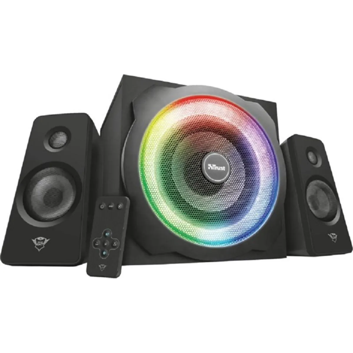 TRUST 22944 GXT 629 Tytan RGB 2.1 hangszórókészlet 60 W RMS 120 W csúcs 4 ohm 3,5 mm bemenet RGB LED #1