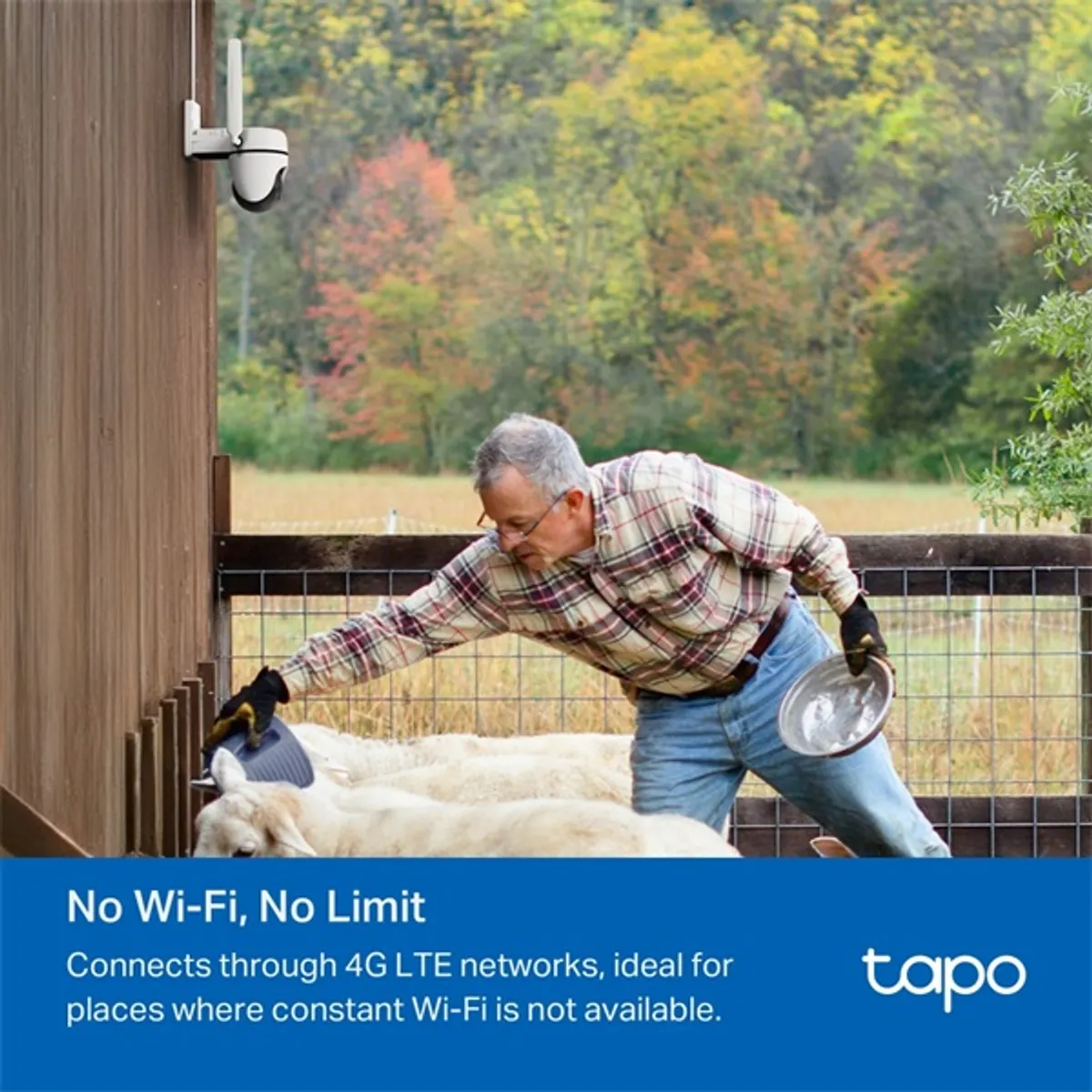 TP-LINK TAPO C501GW Tapo C501GW 1080p IP66 kültéri kamera PoE 2-irányú hang microSD 512GB 1x LAN 30 m IR #4