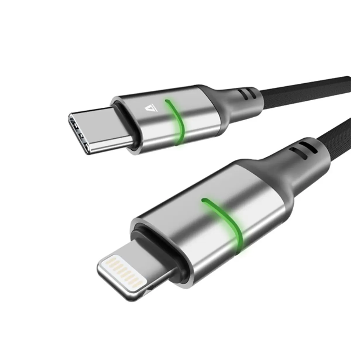 AVAX_CB635 STEELY LED 100 cm 27W USB-C - Lightning fekete #1