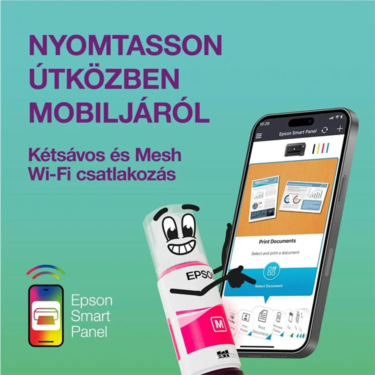 Epson C11CL43403 EcoTank L6370 színes tintasugaras multifunkciós nyomtató automatikus kétoldalas nyomtatás ADF WiFi USB Ethernet #6
