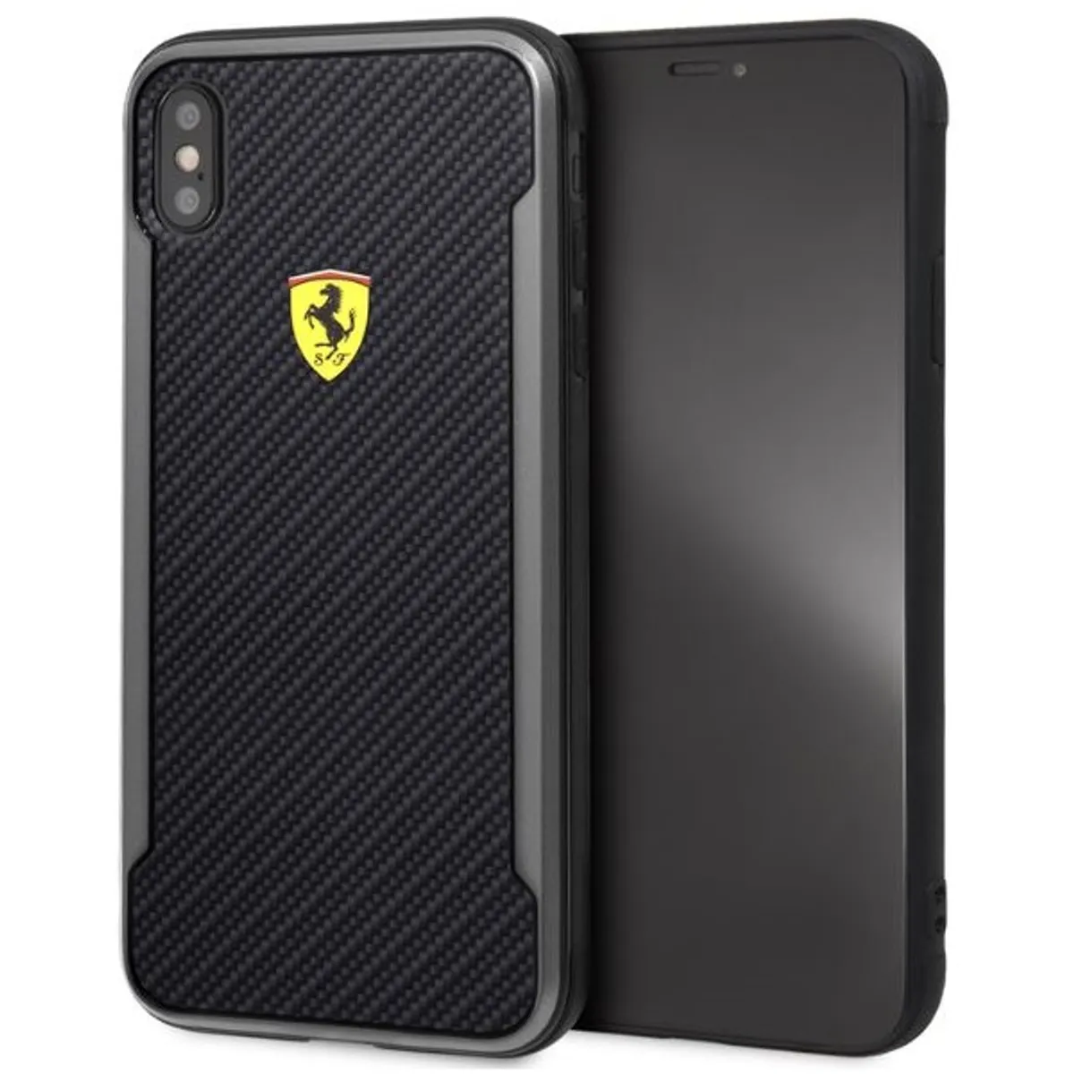 Ferrari FESPCHCI65CBBK SF Racing iPhone XS Max tok karbon hatású fekete #2
