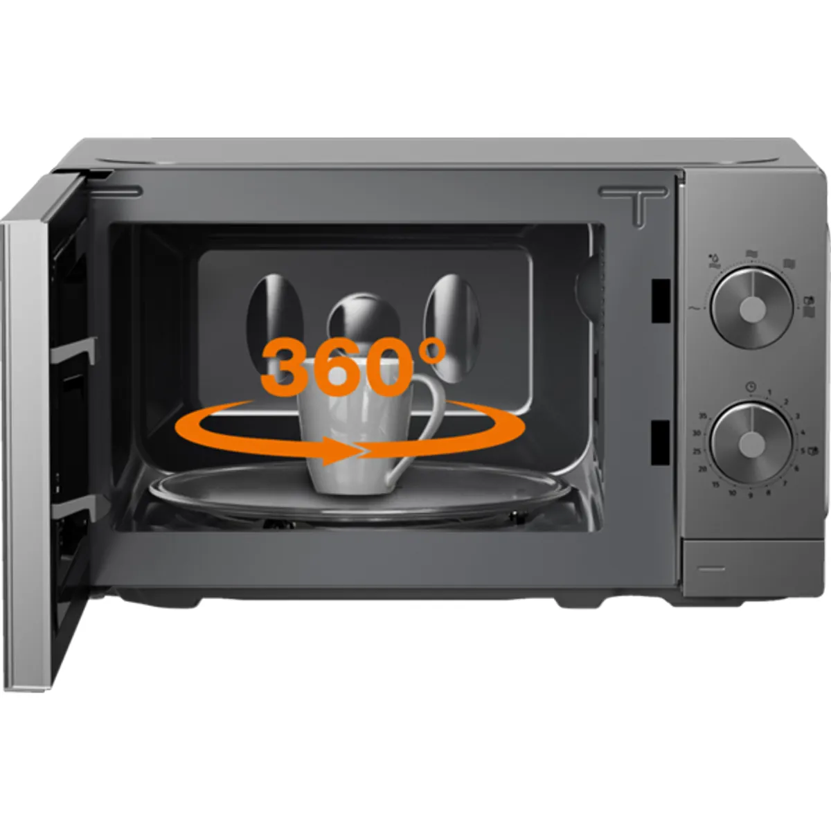 Gorenje 744383 MO20E1T4 700W 20L szürke kiolvasztás #2