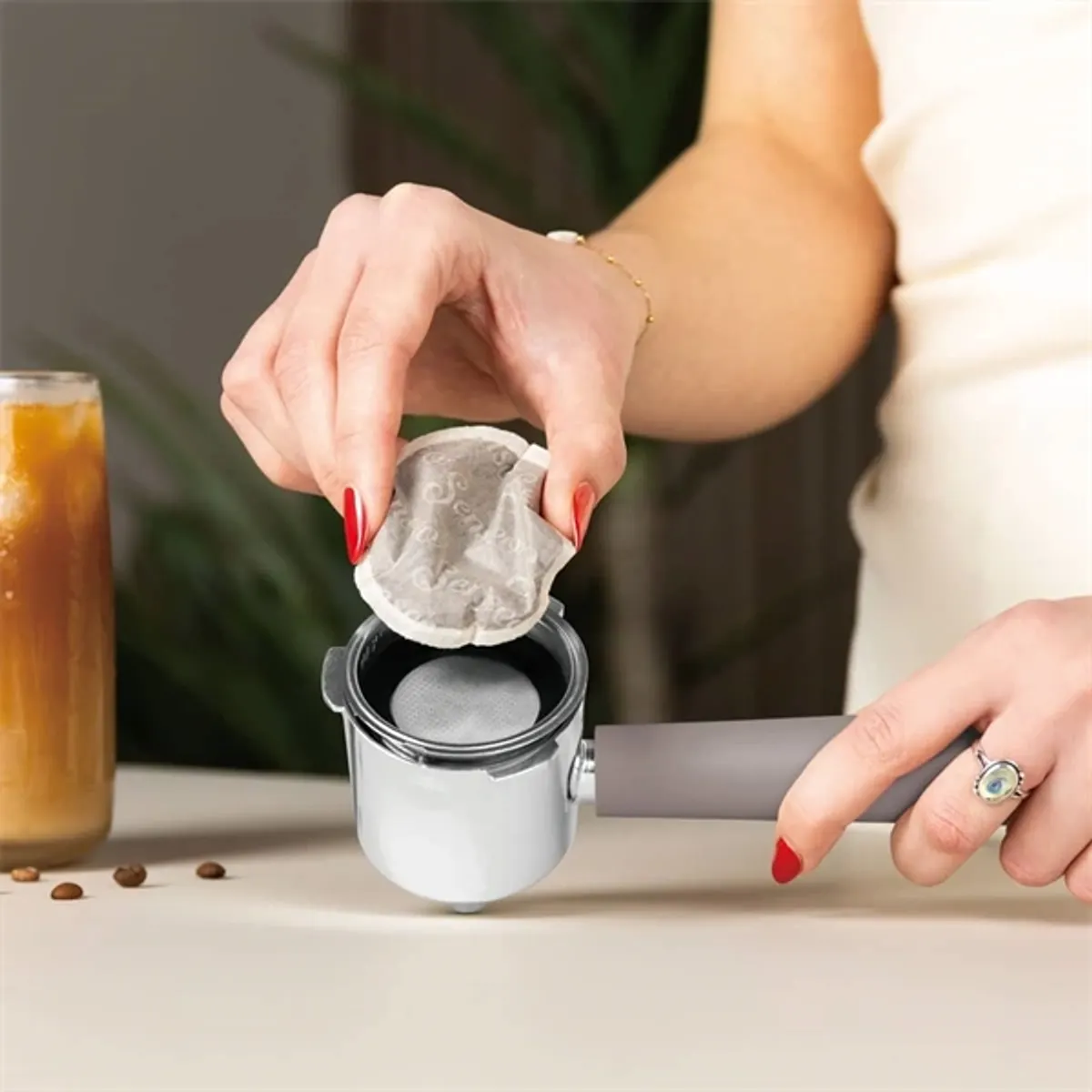 Berlinger Haus BH/9856 3 az 1-ben kávéfőző 20 Bar 950 W 1,2 L rozsdamentes acél kapszula- és őrölt kávé kompatibilis Nespresso tejhabosító #5