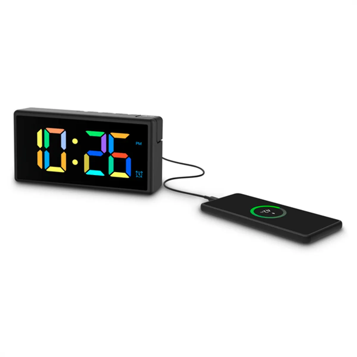 Hama 00222208 Ibiza USB ébresztőóra fekete #4