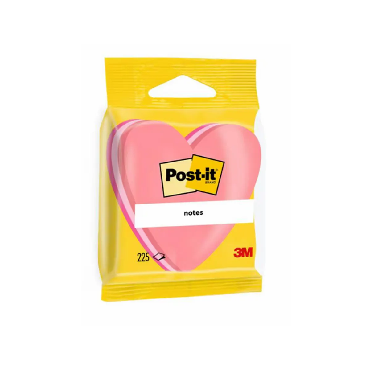 Post-it 7100172402 szív alakú öntapadós jegyzettömb 70x70mm rózsaszín #1