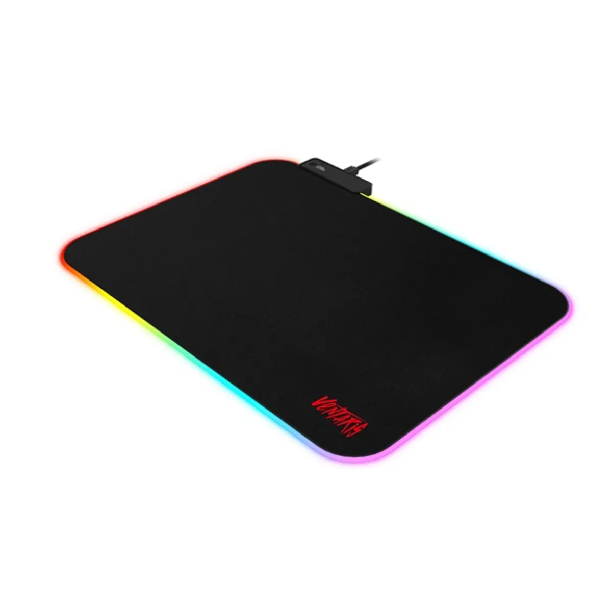 Ventaris P500 RGB egérpad textil-gumi fekete alapszín, piros egyéb szín, 500x400 mm, 3 mm, RGB világítás, csúszásgátló #3