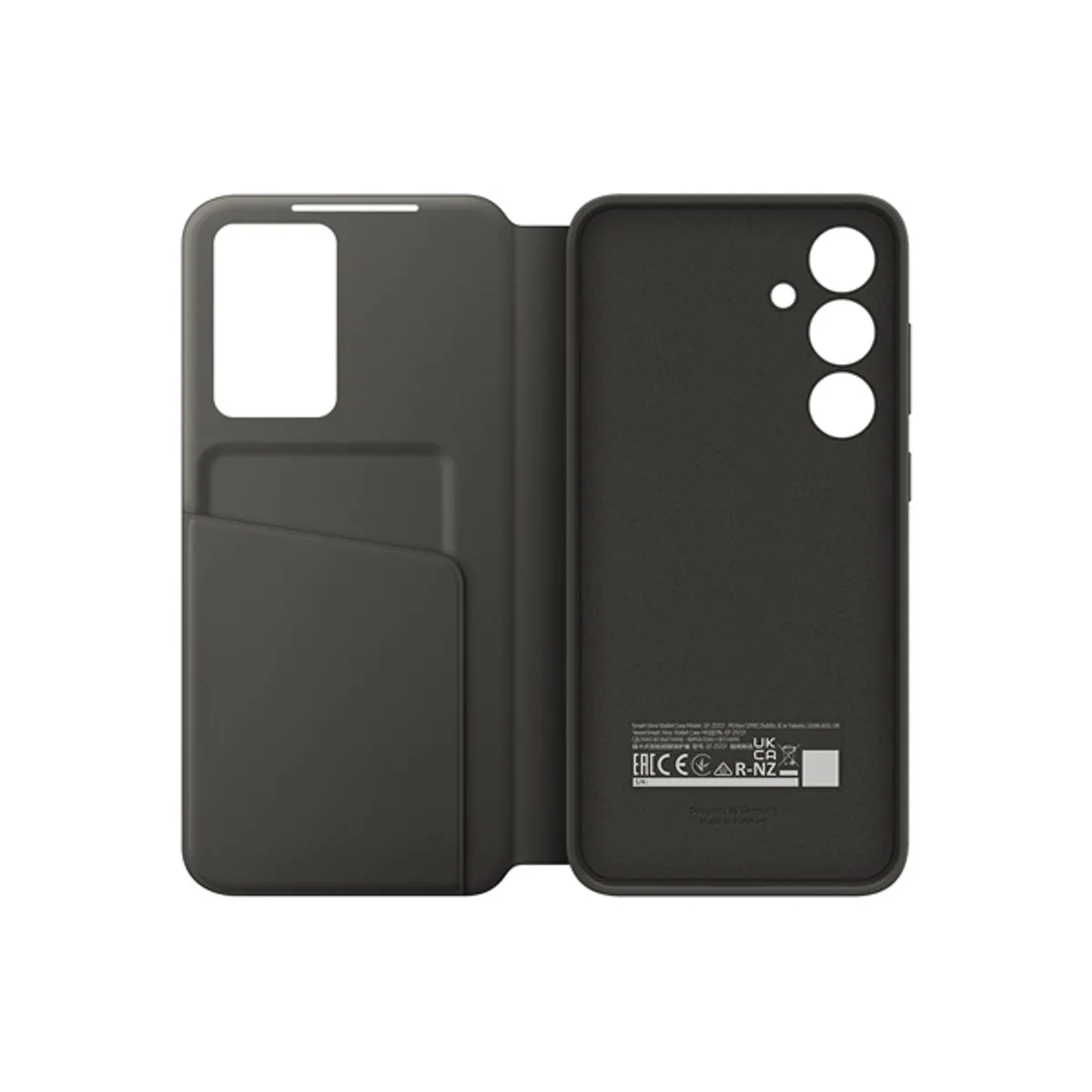 Samsung EF-ZS721CBEGWW Smart View Wallet Case Oldalra nyíló tok Fekete Galaxy S24 FE #5