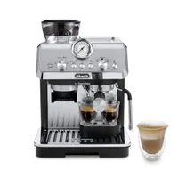 DELONGHI 132126043 La Specialista Arte Rozsdamentes acél fekete 1,7 L 15 bar Beépített darálógép