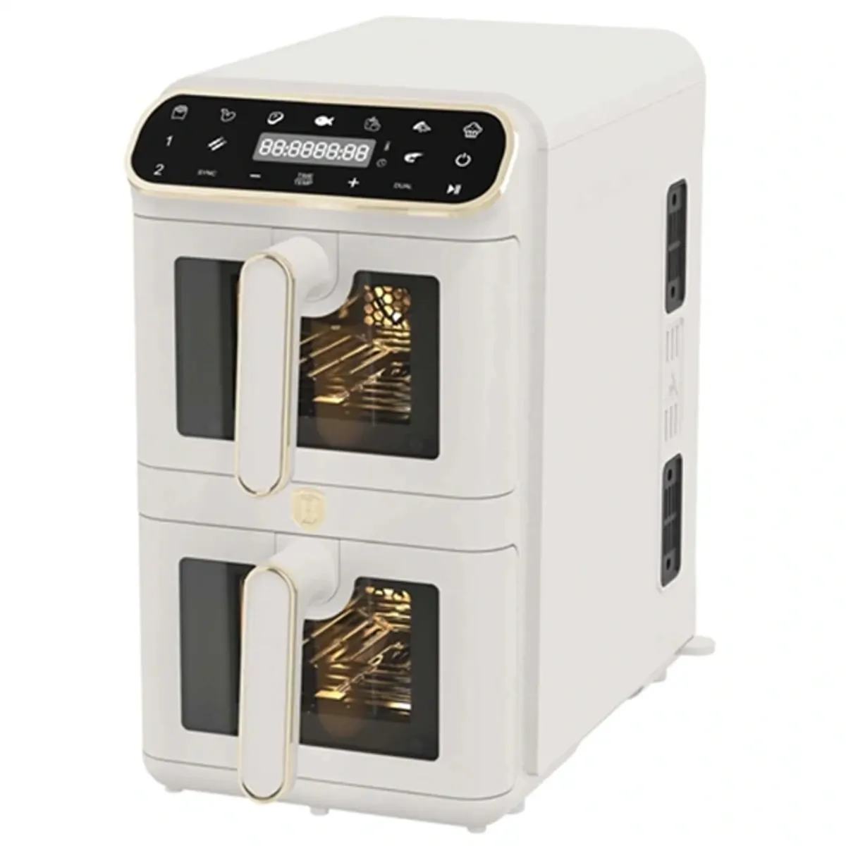 Berlinger Haus BH/9803 forrólevegős sütő 2x5,5 L 2460 W krém #1