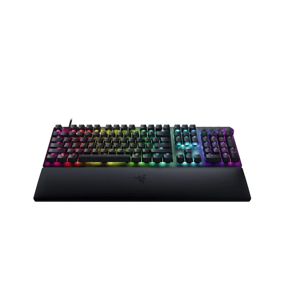 Razer RZ03-03930900-R3W1 Huntsman V2 fekete-lila purple optikai kapcsoló; mechanikus; RGB; USB-C; csuklótámasz; memória; numerikus billentyűzet #3