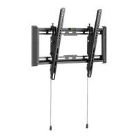 Stell 35057825 SHO 7400 Slim dönthető fekete acél 75 kg 32"-70" VESA 100x100-400x400