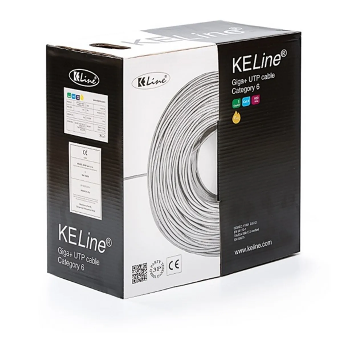 KELINE KE400U23-ECA Cat6 UTP 305m AWG23 PVC Euroclass Eca #3