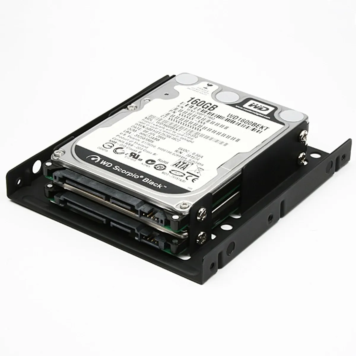 AXAGON RHD-225 beépítőkeret 2x2,5" SSD és HDD 3,5"-hely fekete #3
