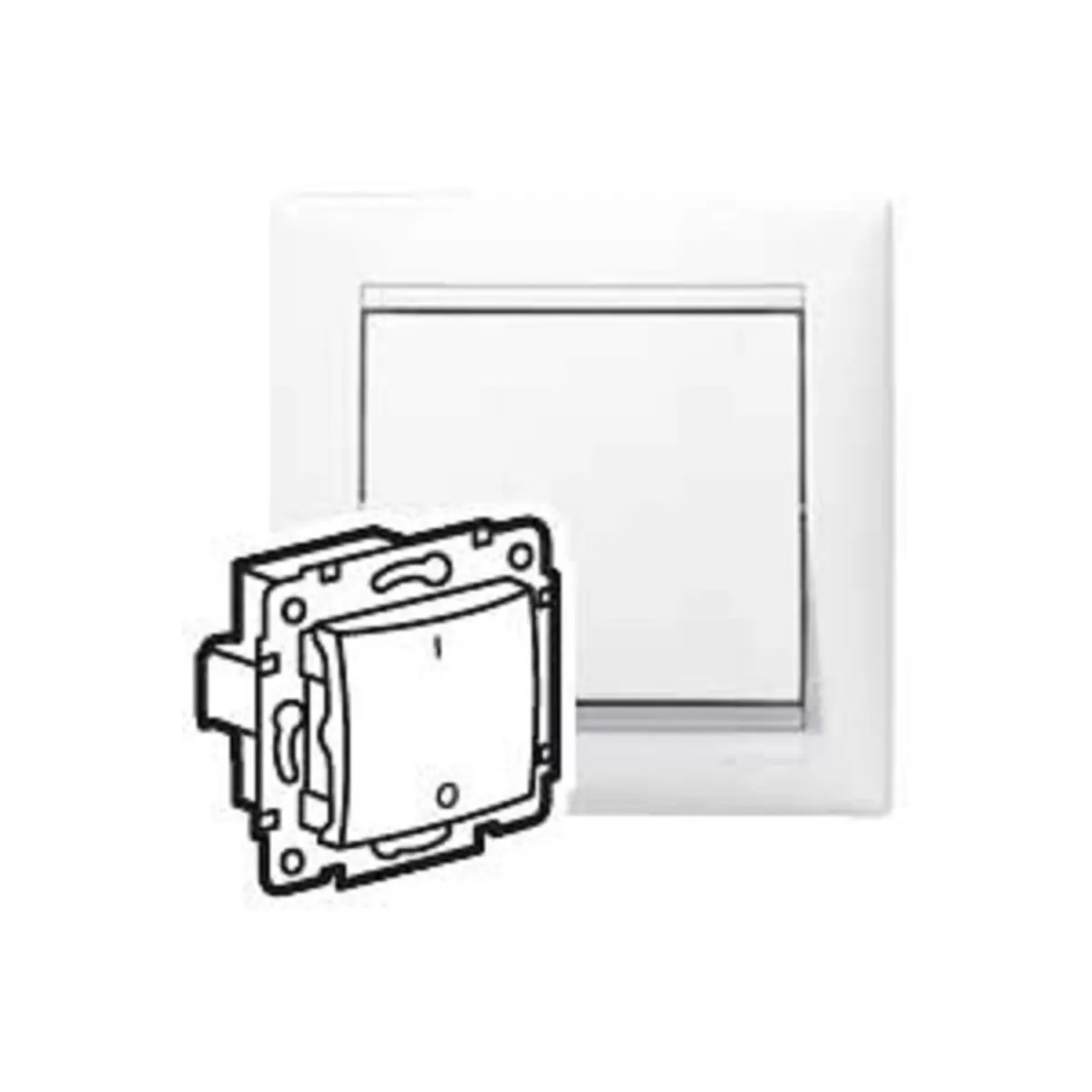 Legrand 774402 Valena Fehér 2P kapcsoló 10A IP31 Rugós bekötés #1