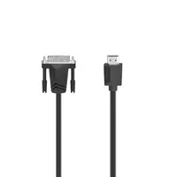 Hama 00200715 HDMI-DVI-D összekötőkábel 1,5 m fekete