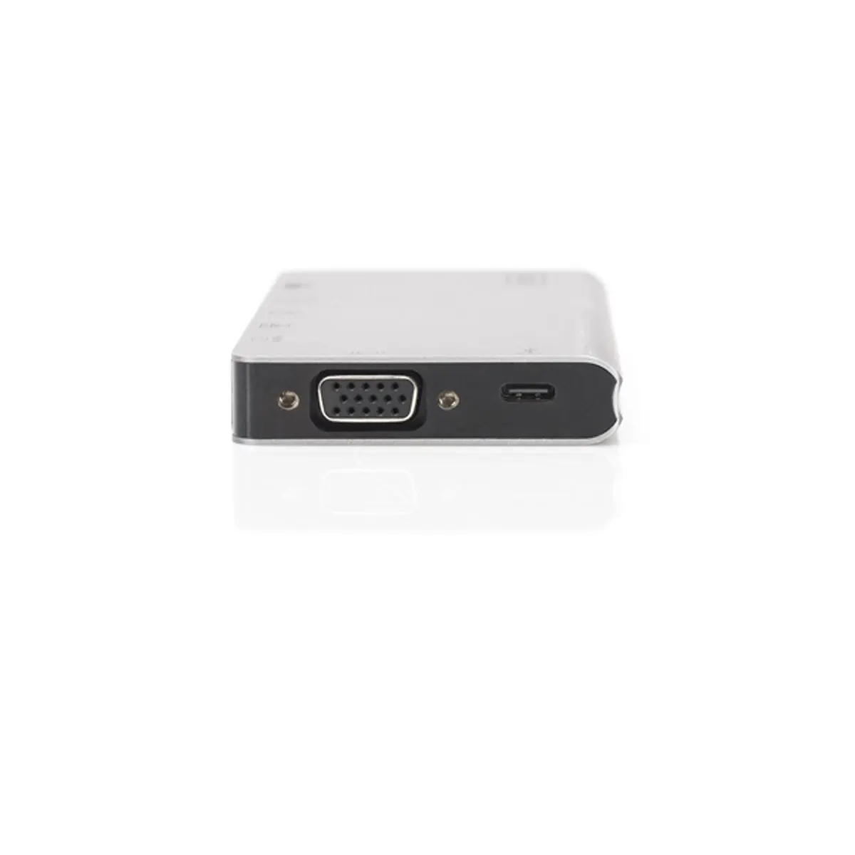 Digitus DA-70866 USB-C többportos utazó dokkoló 8-portos 4K HDMI VGA RJ45 2x USB-C 2x USB 3.0 MicroSD SD MMC ezüst #2