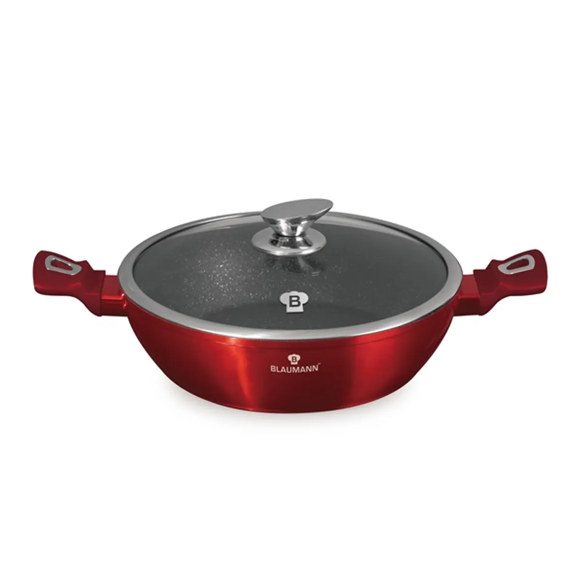 Blaumann BL-3984 burgundy collection 3,8 L 28 cm lábas fedővel alumínium tapadásmentes indukciós kompatibilis #2