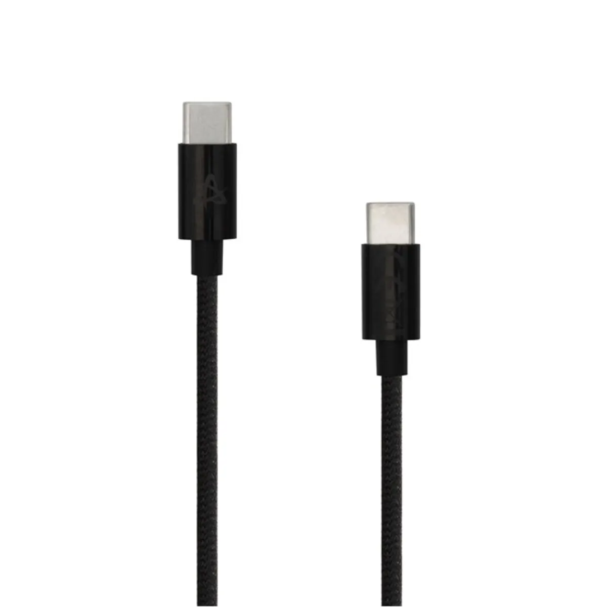 SBOX TYPEC-2-B Type-C adat- és töltőkábel fekete 2 m USB-C USB-C 60W szövött #1