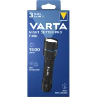 VARTA 18921101111 Night Cutter Pro F30R IP67 1500 lm LED integrált USB-C újratölthető