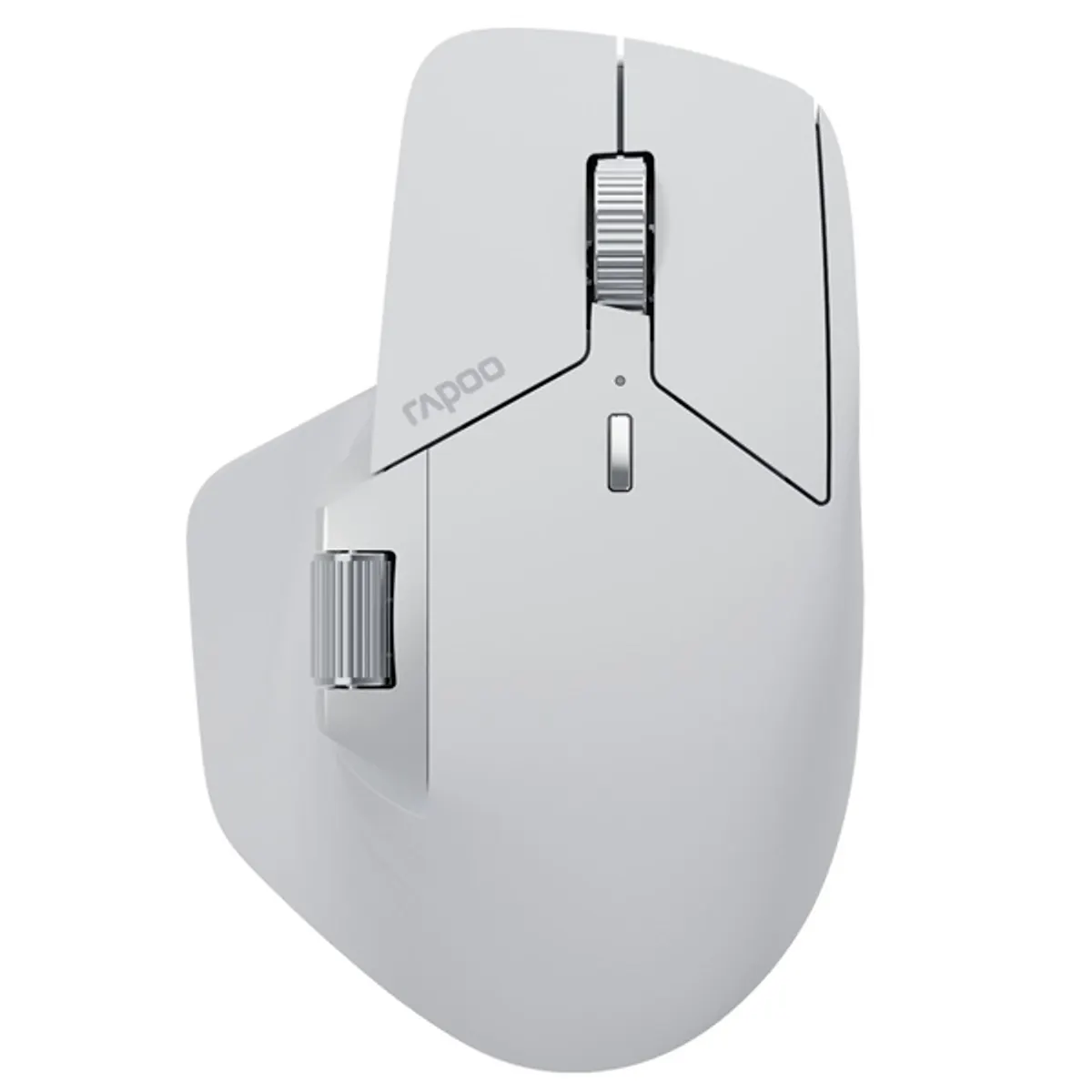 RAPOO 226037 MT760L vezeték nélküli egér Fehér-szürke Bluetooth 5.0 és 2.4G DPI 4000, beépített akkumulátor, 150 óra, jobbkezes #1