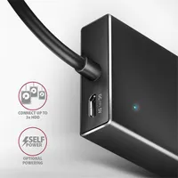 AXAGON HUE-F7A usb hub 6-portos usb 3.0 fekete #5