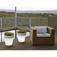 NGA LUMMG045OFNW Magnolia 450 mm átmérő 43 cm magasság IP65 E27 Fehér LED kaspó #2