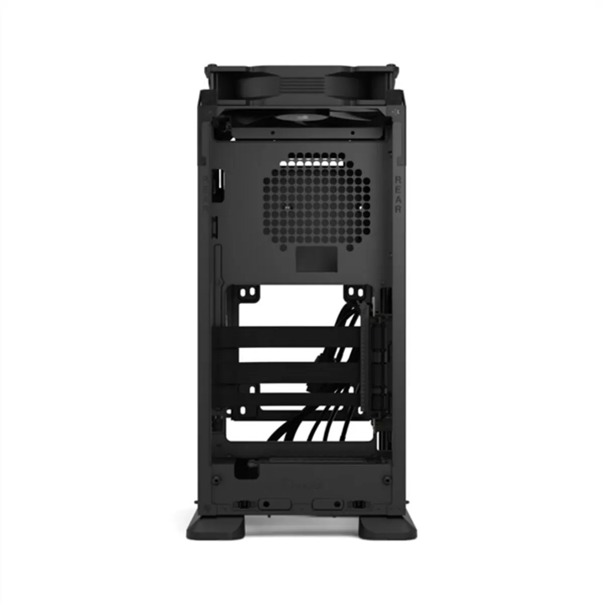 Fractal Design FD-C-MOD1N-02 Mood fekete m-ITX táp nélküli USB 3.0 előlapi I/O 20 Gbps USB-C 180 mm ventilátor max GPU 325 mm #8