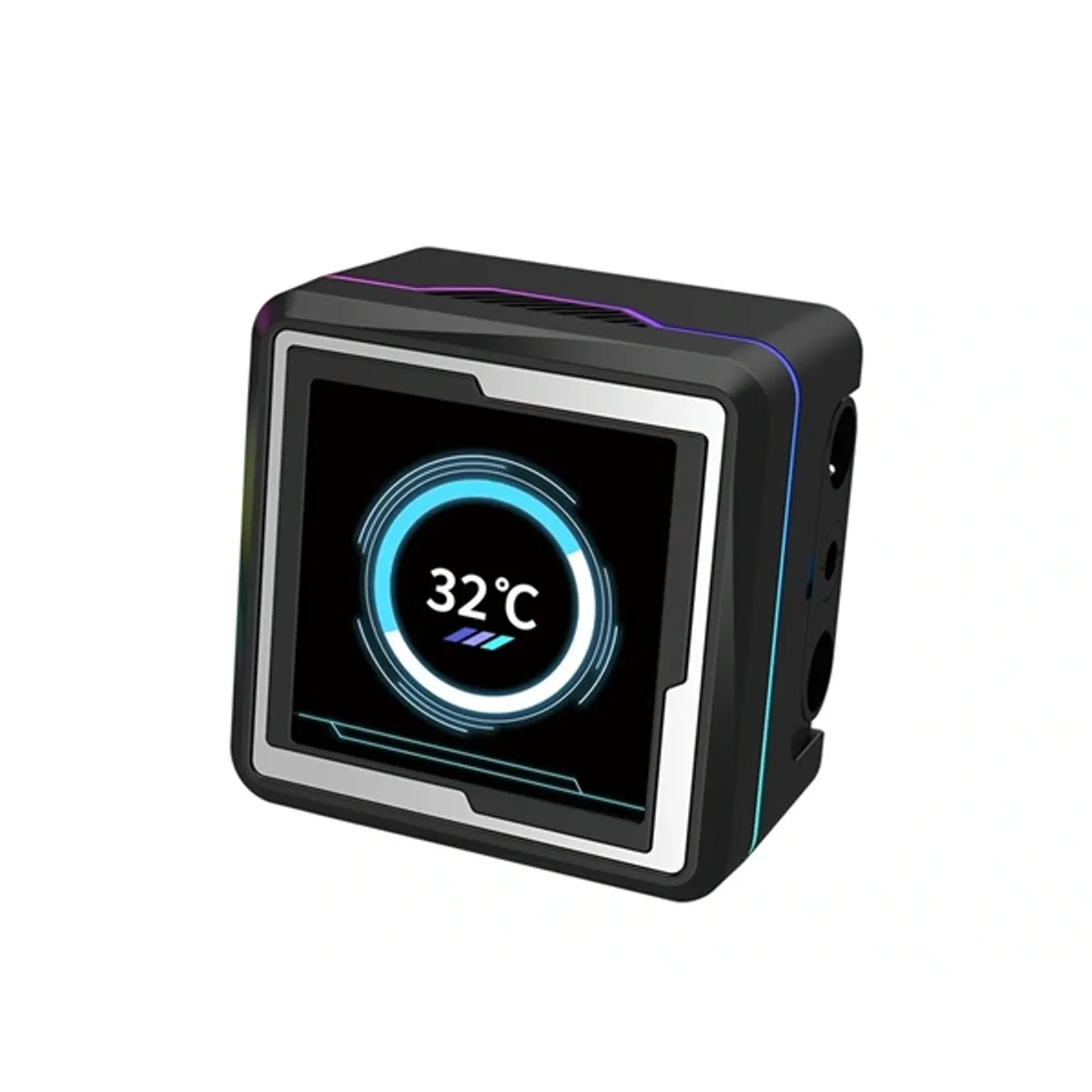 RAIDMAX LM360BK ARGB processzorhűtő LCD 360 mm radiátor 3 db 120 mm ventilátor 2800 RPM pumpa 450 mm cső #3