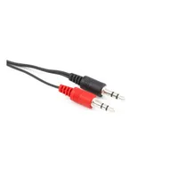 SBOX HS-201 mikrofonos fejhallgató 50 mm 32 ohm 20-20000 Hz 108 dB fekete 1,8 m 3,5 mm csatlakozó hangerőszabályzó #6