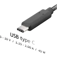 AKYGA AK-ND-60 Notebook töltő USB-C 45W 5-20V 2.25-3A 1.2m QC3.0 #3