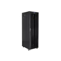LANBERG FF01-8842-12BL szabadon álló rack 19" 42U 800x800 üvegajtós lcd fekete #2