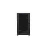 LANBERG FF01-6622-12B 19" 22U szabadon álló fekete rack szekrény 600x600 mm #2