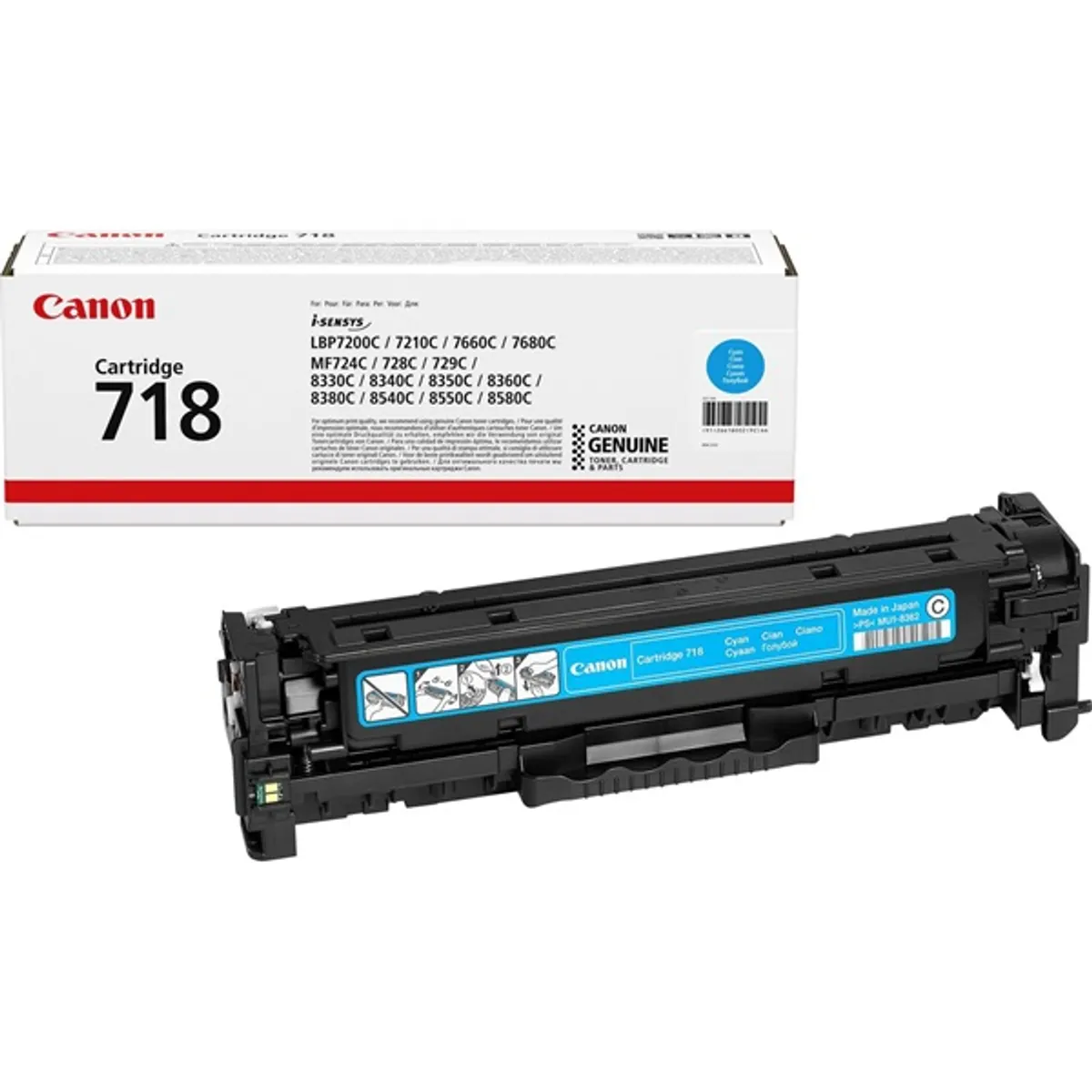 Canon 2661B002 CRG-718C cián tonerkazetta #2