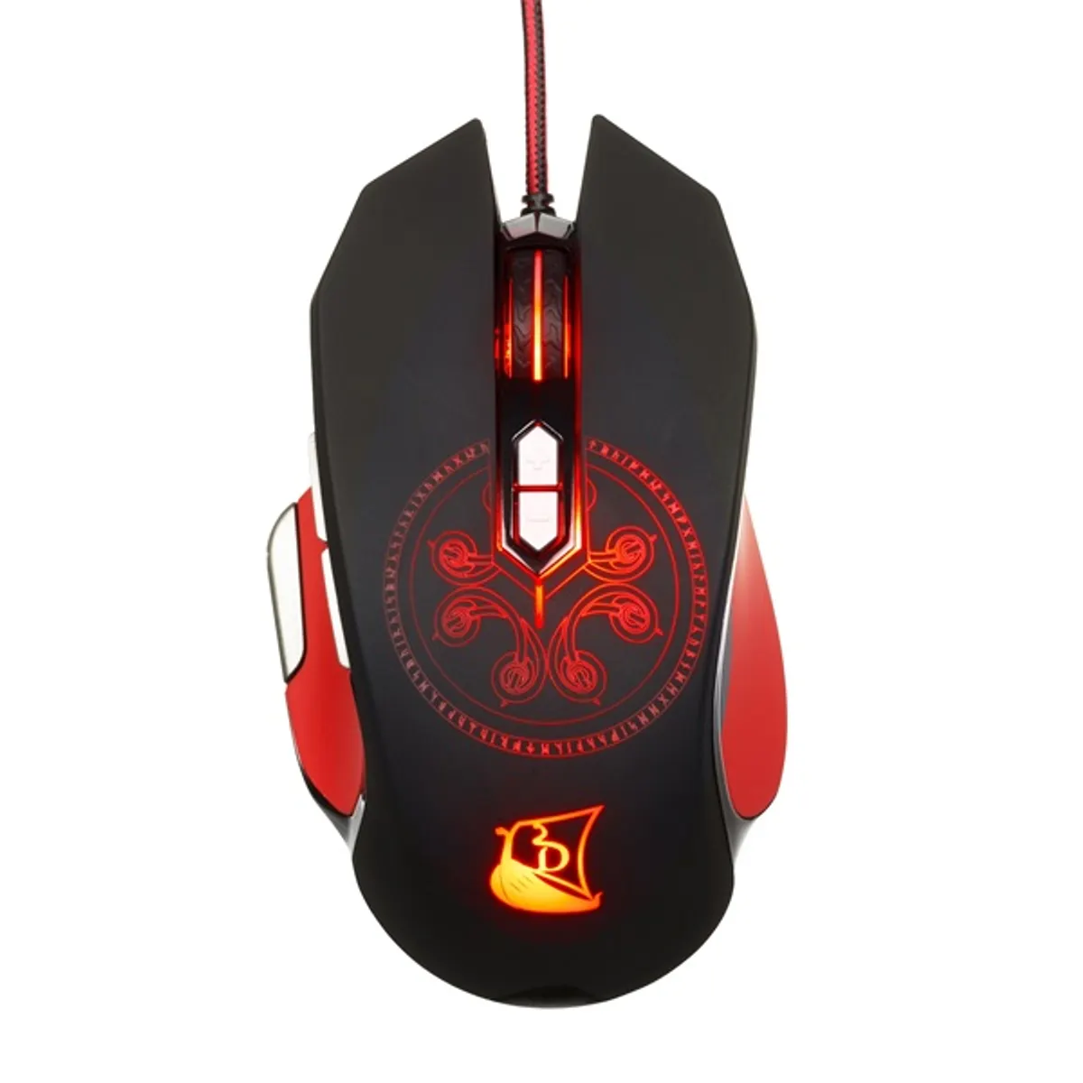 Drakkar KX-GMD-30-PC Heimdall gamer egér 4000 dpi USB vezetékes 9 programozható gomb fekete #3