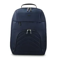 Hama 00222045 Notebook hátizsák ultrakönnyű újrahasznosított poliészter sötétkék 16,2" párnázott laptop tartó elülső zseb