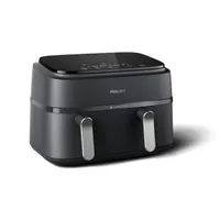 PHILIPS NA351/00 Dupla kosaras forrólevegős sütő 9 L fekete