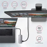 AXAGON HMC-6M2 6in1 dokkoló M.2 SATA USB-C PD60W HDMI 4K RJ45 #5