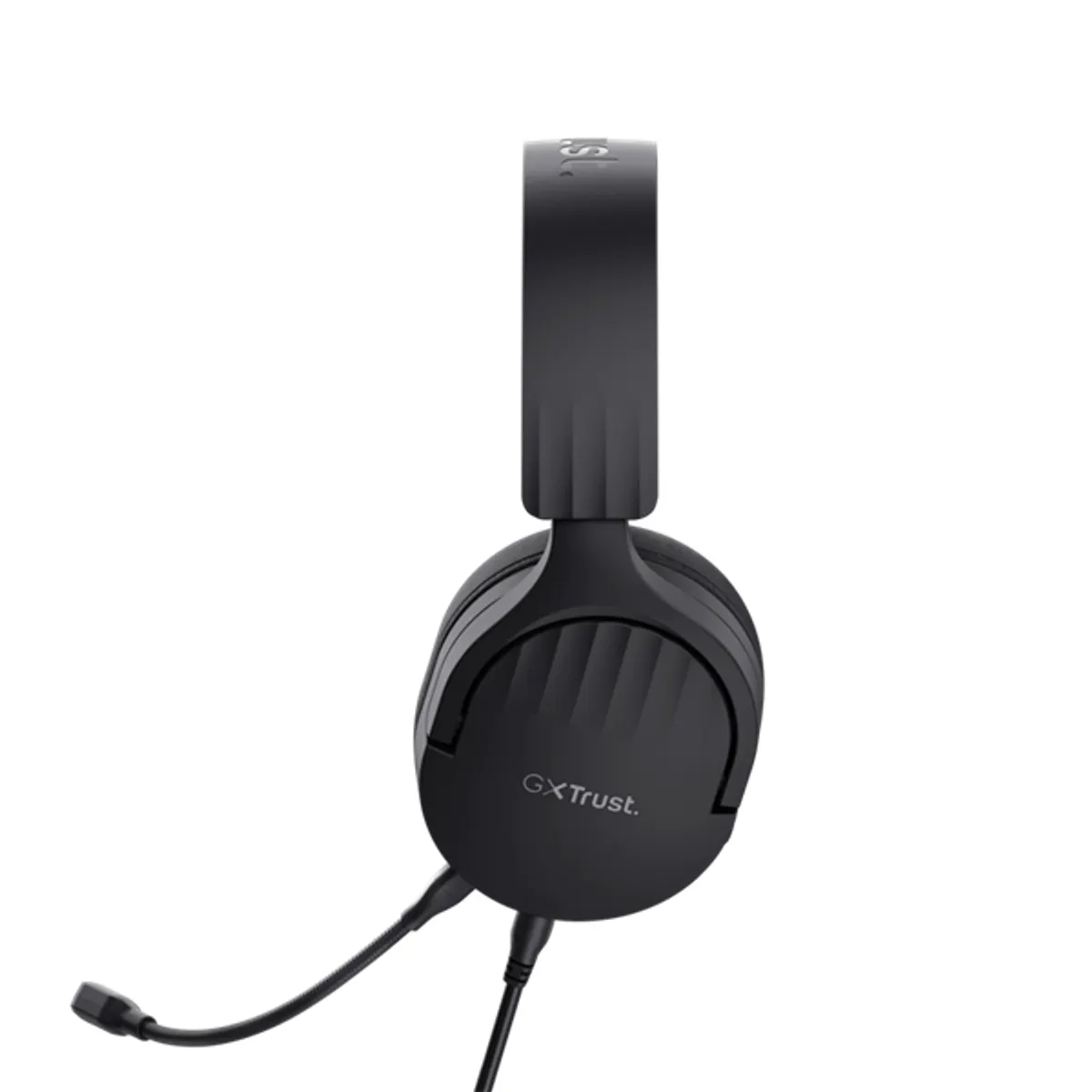 TRUST 24898 GXT 489 Fayzo gamer fejhallgató fekete 50 mm hangszóró 3,5 mm jack vezetékes multiplatform hangerőszabályzó #5
