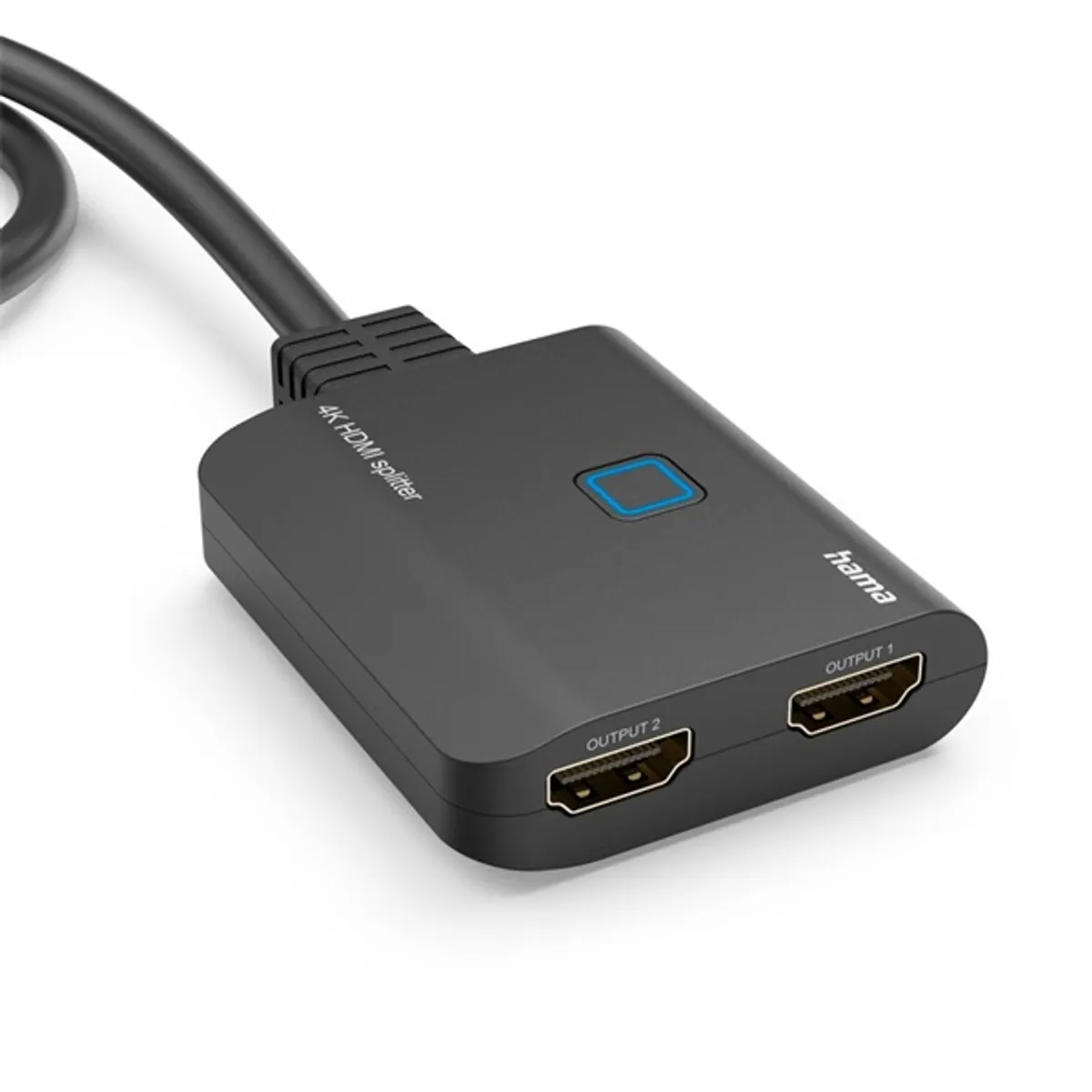 Hama 00205284 4K HDMI elosztó 1 bemenet - 2 kimenet, Fekete #2